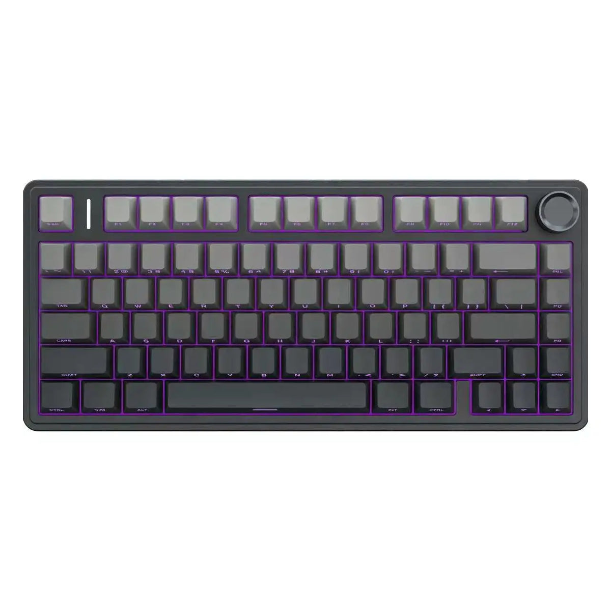 Nexovolt F75 HE 75% Mechanical Keyboard Hall Effect Tri-mode 2.4G Bluetooth 5.3 Wired Hot Swap RGB 4000mAh Gaming 8K Polling Rate