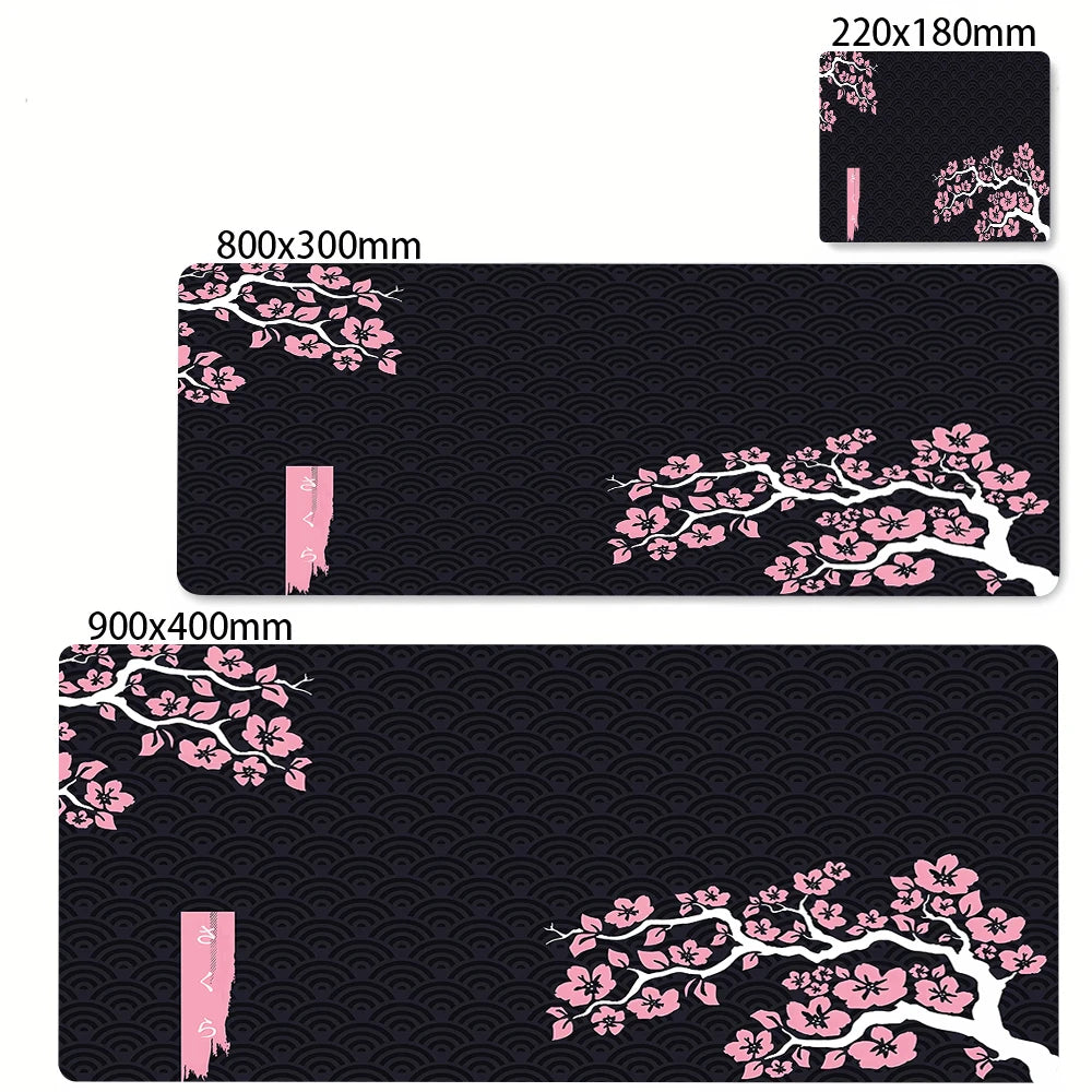 Japanese Cherry Blossom Mouse Pad Gaming XL