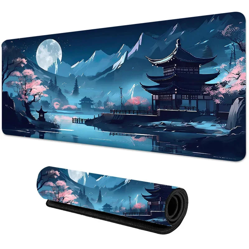 Sakura Scenery Mouse Pad Large Anti-Slip Rubber Gaming MousePad