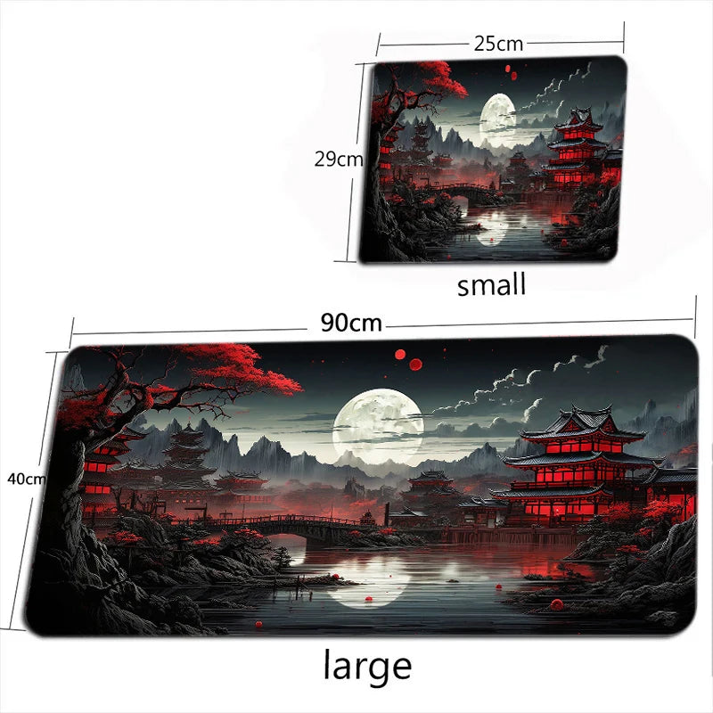 Starry Sky Moon Mouse Pad Large Computer Office Game Table Mats