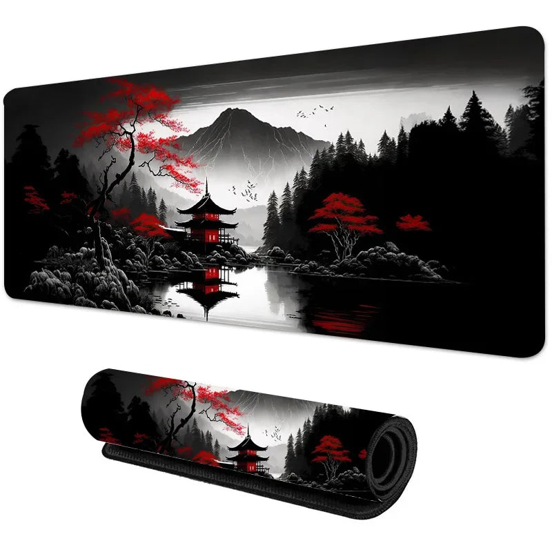 Sakura Scenery Mouse Pad Large Anti-Slip Rubber Gaming MousePad
