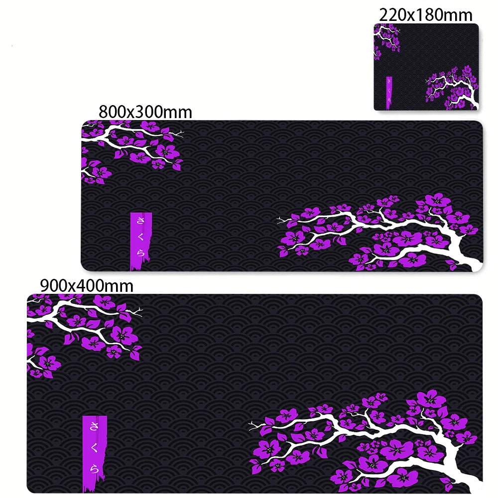 Japanese Cherry Blossom Mouse Pad Gaming XL