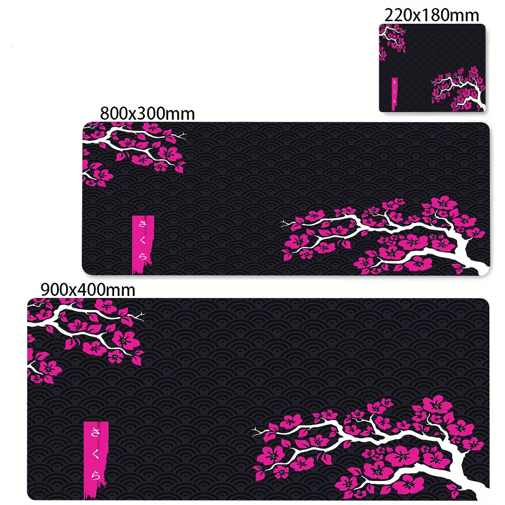 Japanese Cherry Blossom Mouse Pad Gaming XL