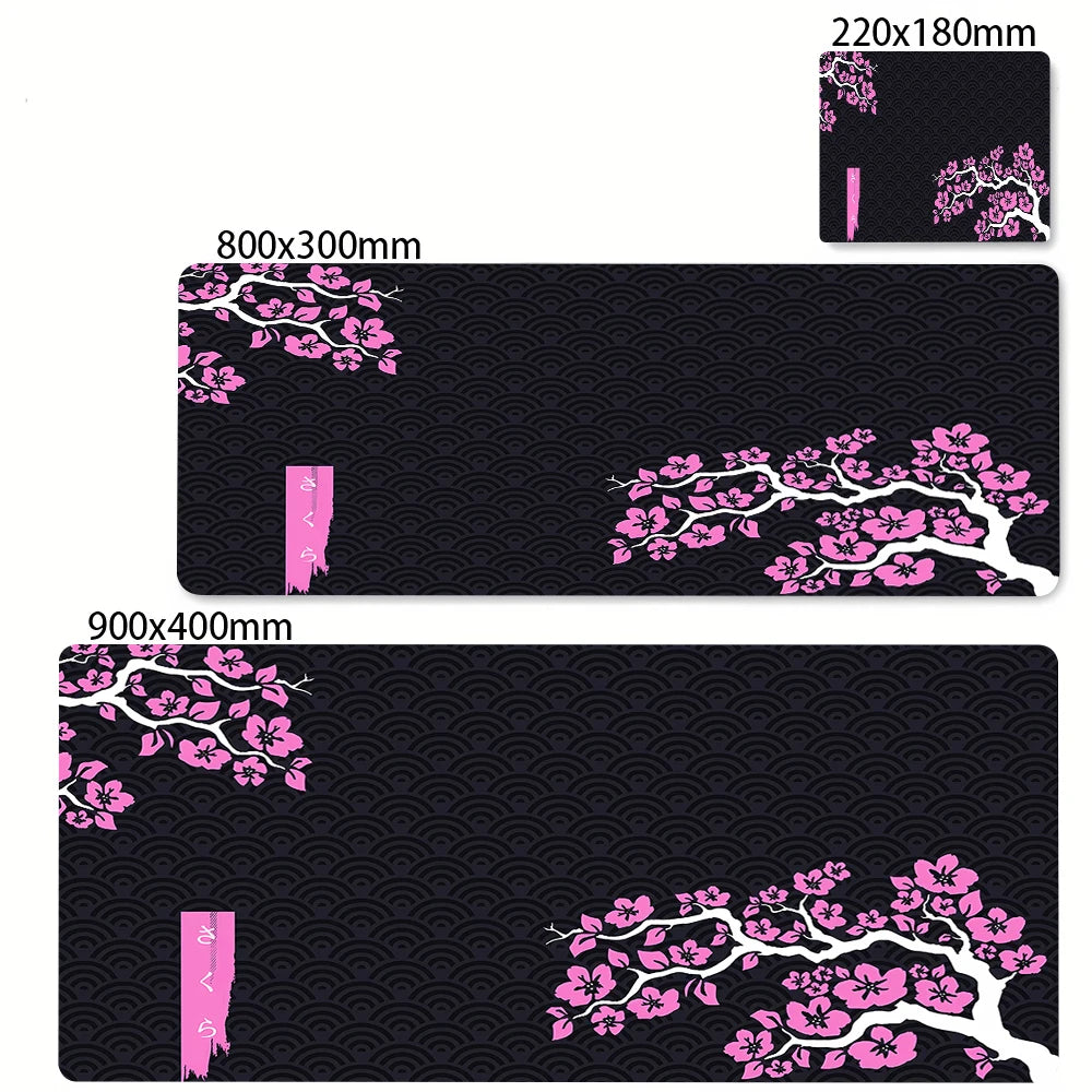 Japanese Cherry Blossom Mouse Pad Gaming XL