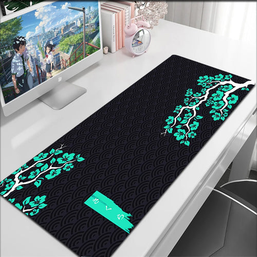 Japanese Cherry Blossom Mouse Pad Gaming XL