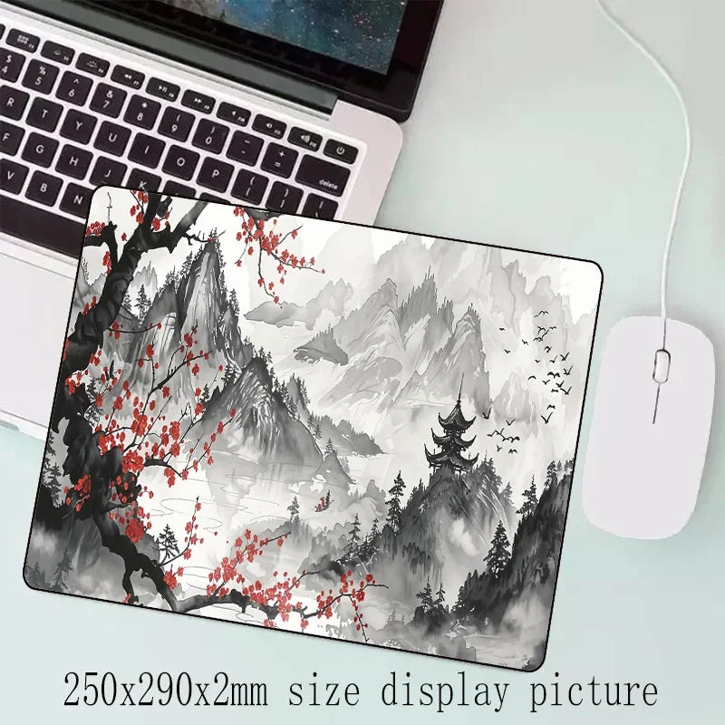Sakura Scenery Mouse Pad Large Anti-Slip Rubber Gaming MousePad