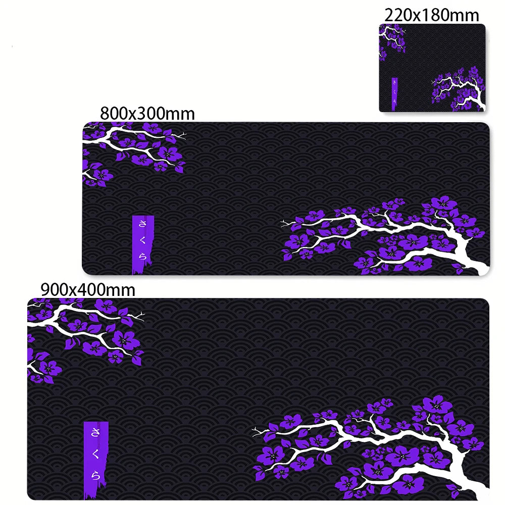 Japanese Cherry Blossom Mouse Pad Gaming XL