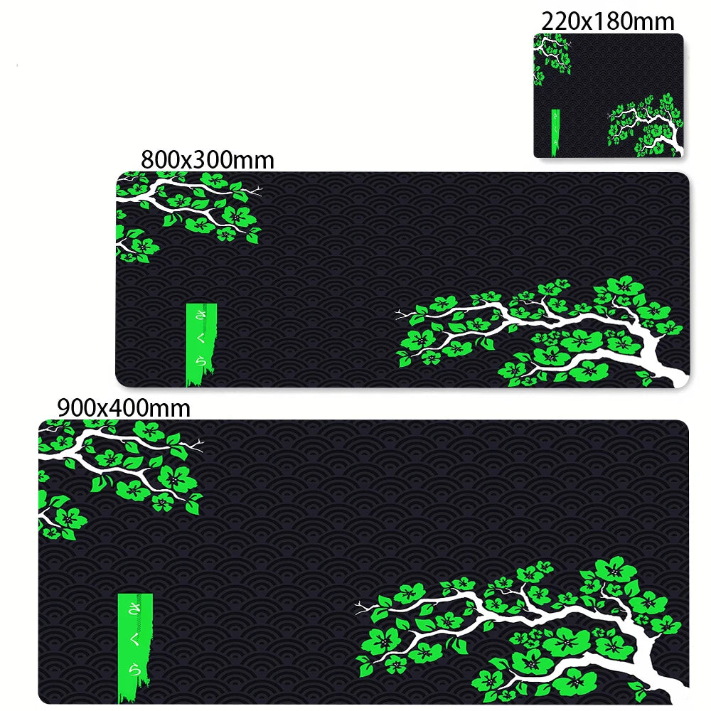 Japanese Cherry Blossom Mouse Pad Gaming XL