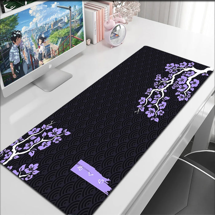 Japanese Cherry Blossom Mouse Pad Gaming XL
