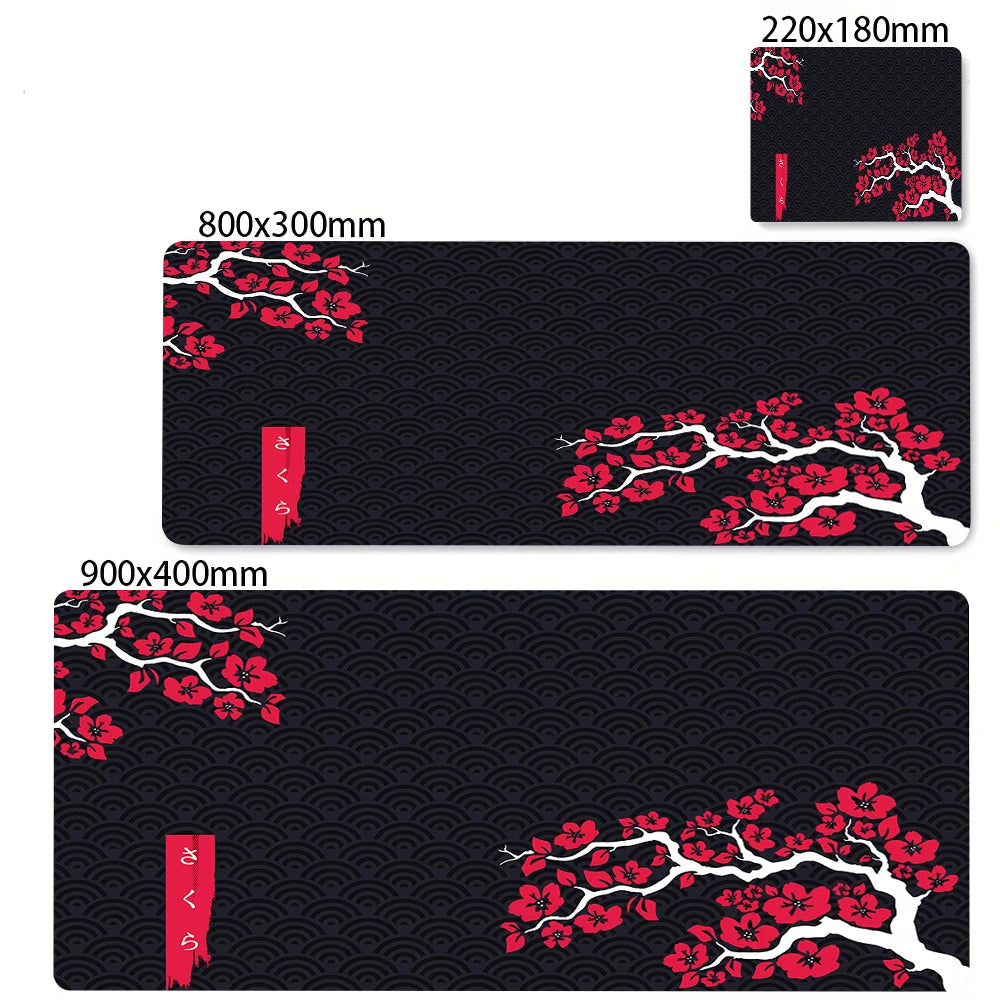 Japanese Cherry Blossom Mouse Pad Gaming XL