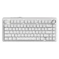 Nexovolt F75 HE 75% Mechanical Keyboard Hall Effect Tri-mode 2.4G Bluetooth 5.3 Wired Hot Swap RGB 4000mAh Gaming 8K Polling Rate