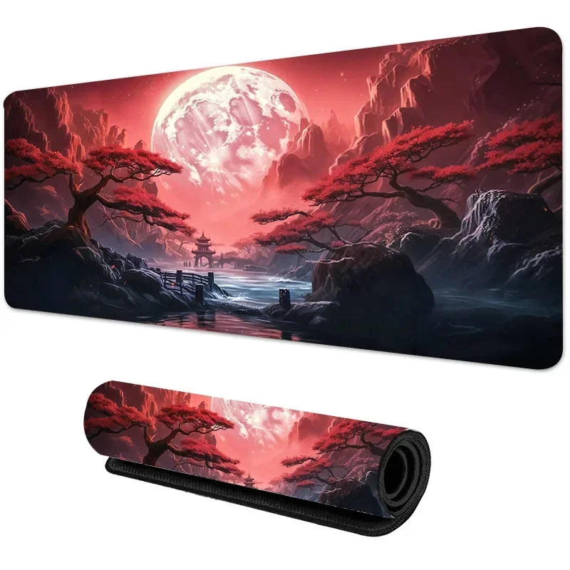 Sakura Scenery Mouse Pad Large Anti-Slip Rubber Gaming MousePad