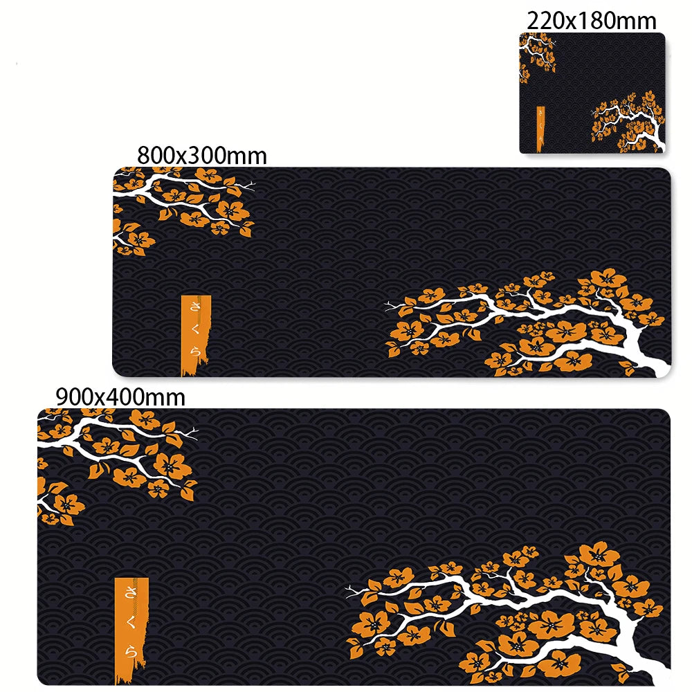 Japanese Cherry Blossom Mouse Pad Gaming XL