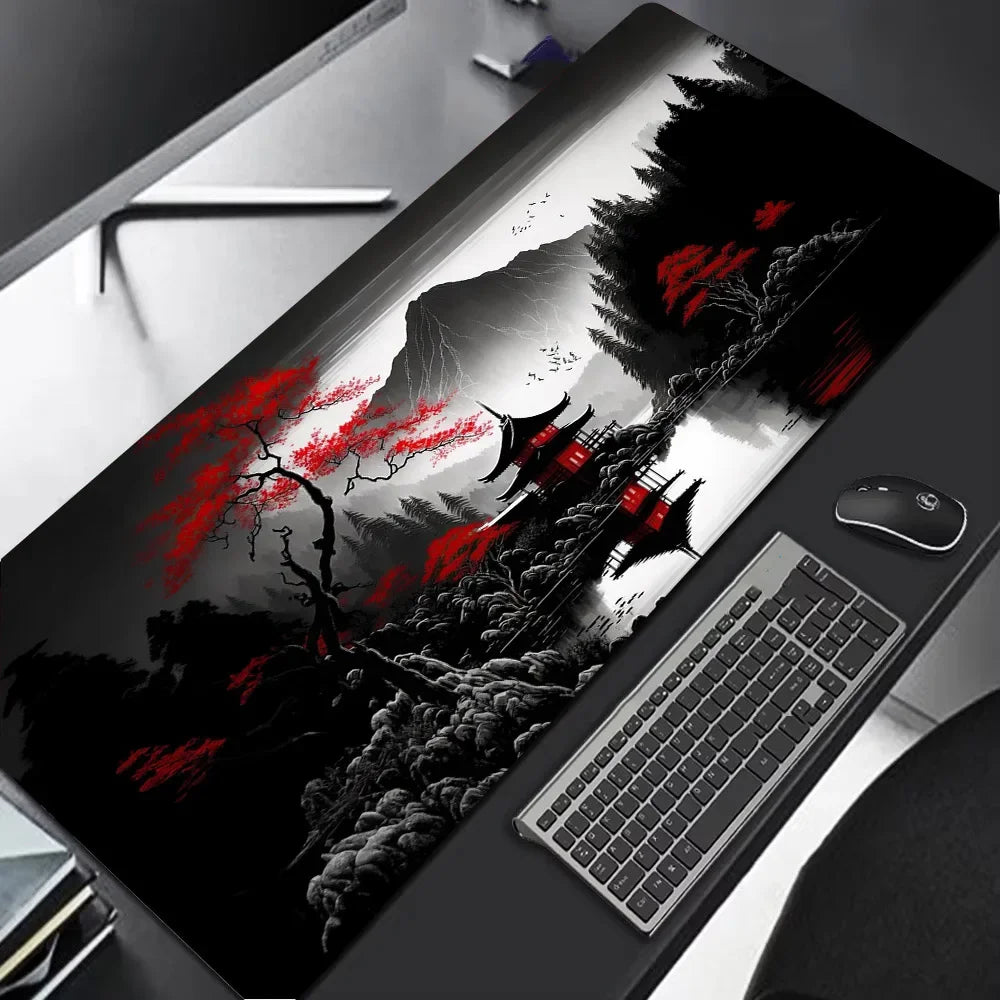 Sakura Scenery Mouse Pad Large Anti-Slip Rubber Gaming MousePad